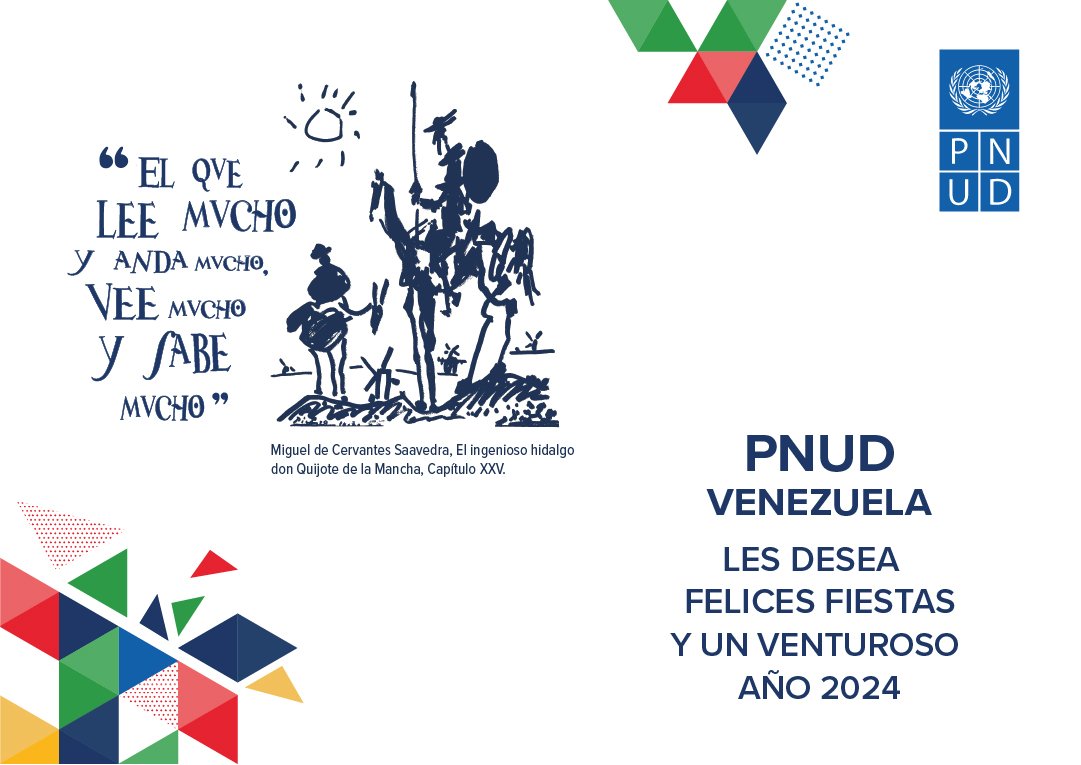 PNUDVenezuela's tweet photo. Desde el Programa de las Naciones Unidas para el Desarrollo les deseamos fiestas y un próspero año. 💙✨️

En este 2024 esperamos contar contigo para seguir trabajando en pro de los Objetivos de Desarrollo Sostenible así como la inclusión y el fin de la pobreza. https://t.co/skMJXfJOL1