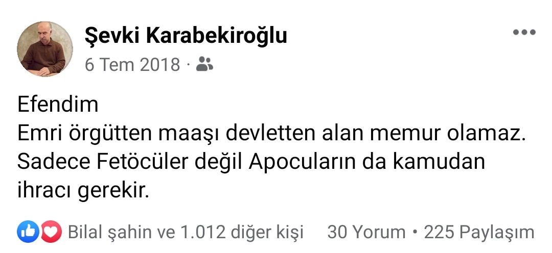 Fikrim değişmedi