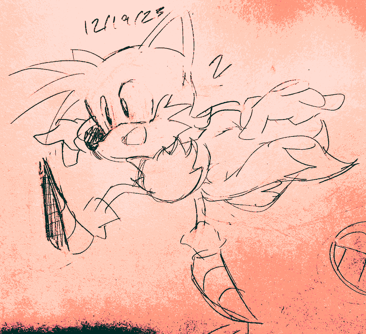 i learned how to draw tails last week 