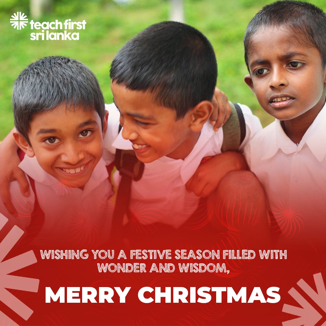 TeachFirstSL's tweet photo. Embrace the festive spirit! May this Christmas bring joy, learning, and shared knowledge. Wishing you a Merry Christmas filled with wonder and wisdom. 
#MerryChristmas #GiftOfEducation #SeasonOfWonder https://t.co/ZMutO2DF3T