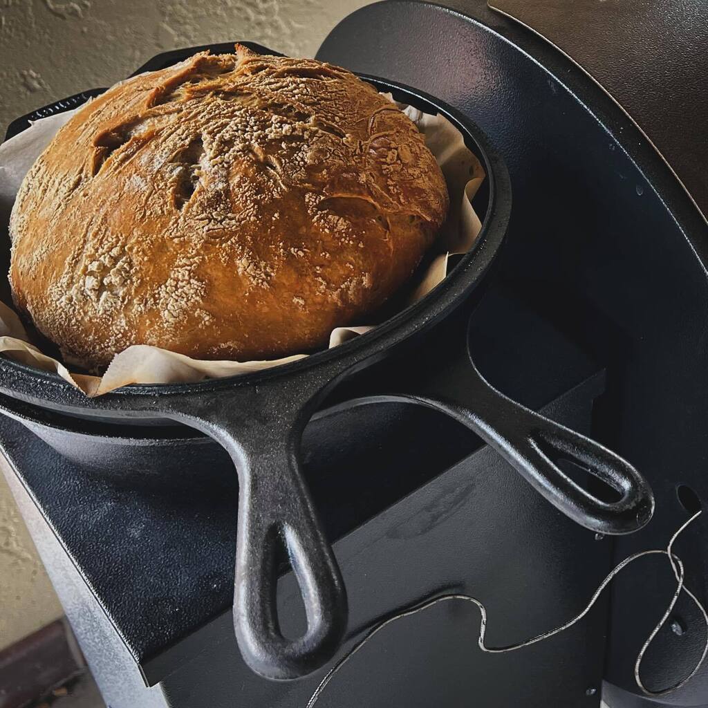 Bread on the Traeger. instagr.am/p/C1PzVepO2jG/