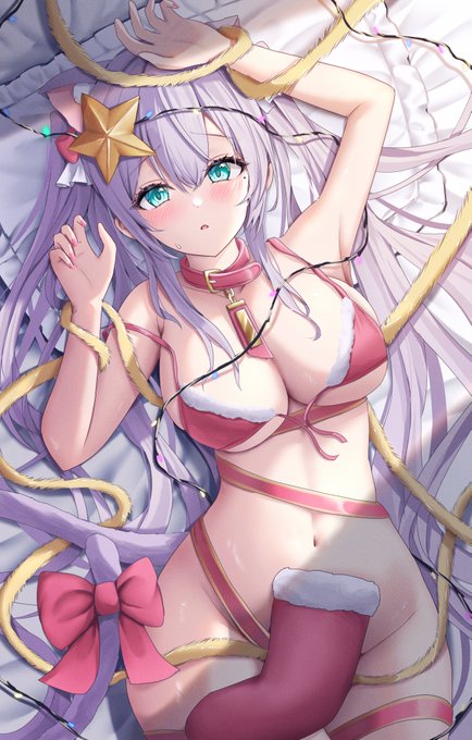 うにちゃんは恥ずかしい🍣X'маs ver 「ツリーの役しないとプレゼント貰えないんですか!?!😭🎄」     #うにはず