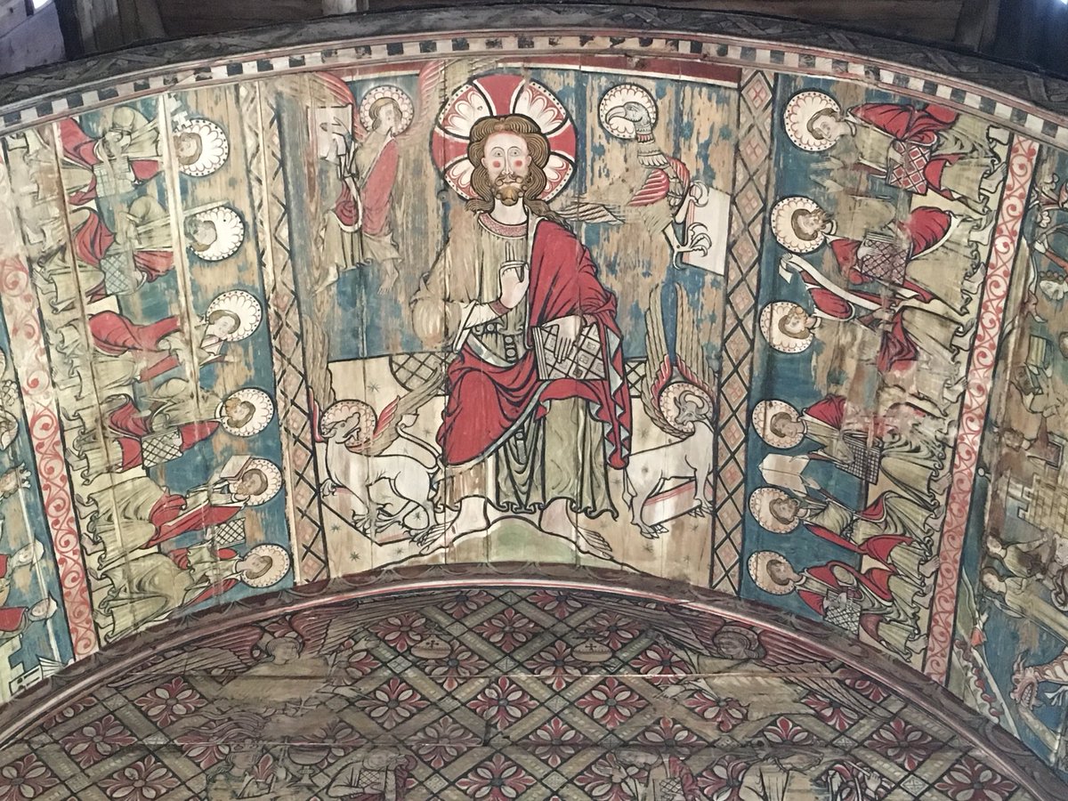 Buchpost's tweet photo. Aus der Stabkirche in #Torpo - allen friedliche Feiertage. https://t.co/h4YtNMXIVo