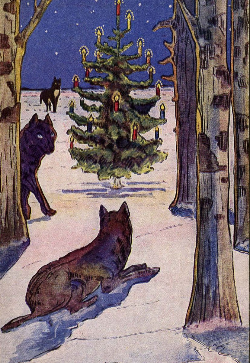 covertcabin's tweet photo. @AnneLouiseAvery Merry Christmas Anne, Old Fox Wolf and all their dear ones... https://t.co/u0l1L3C5Kq