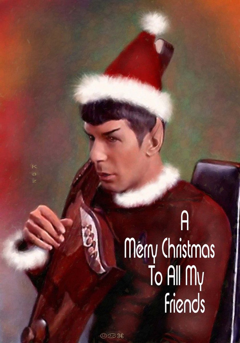 Merry Christmas to my logical friends. 🖖🎄❄️☃️🎅🤶
