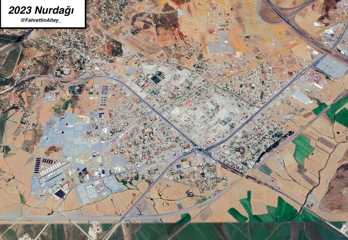 📸 ( Antakya ve Nurdağı ) Depremden öncesi ve sonrasının uydu görüntüleri