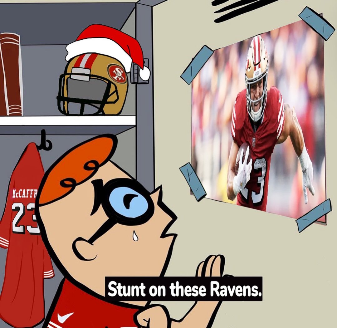 Bambamlld's tweet photo. Gonna be a #Christmas Massacre #GunsUp #49ers #49ersvsTheWorld #NinerGangOrDontBang #BirdHuntingSeason https://t.co/bKjAkYnFSM
