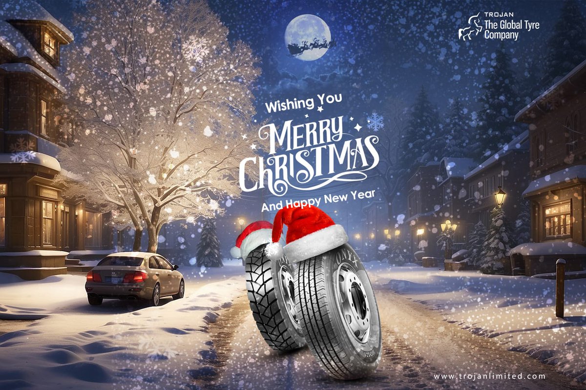 trojan_limited's tweet photo. Merry Christmas from Trojan | The Global Tyre Co. family. Wishing you joy, safety, and endless adventures on the road.

#TrojanTheGlobalTyreCo #MerryChristmas #holidays #tyres https://t.co/HRiAhGehNw
