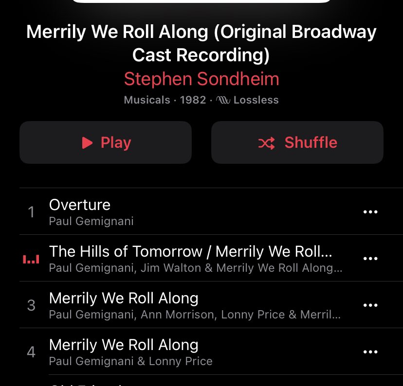 What I really love about this musical is the creative song titles