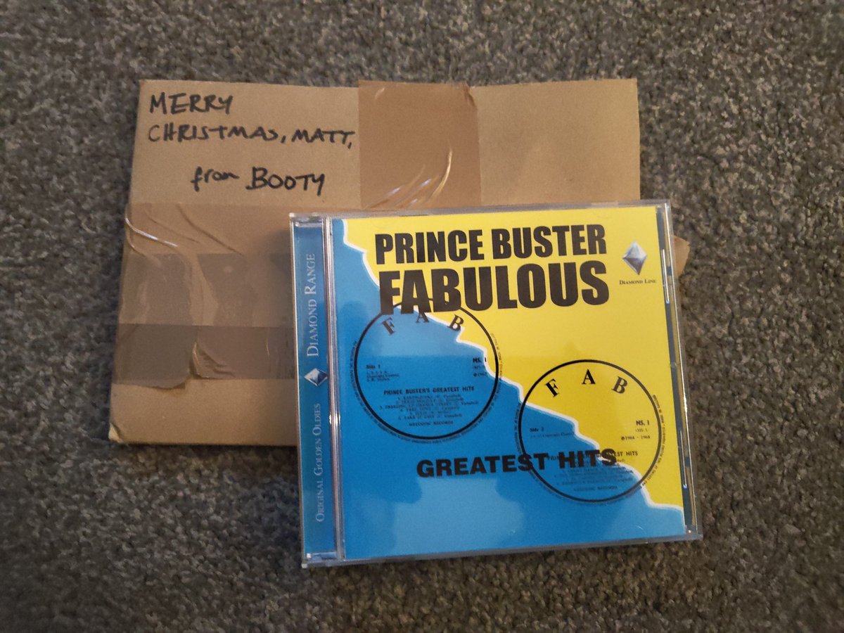 maffrj's tweet photo. And a #BootyBonus CD filling a glaring gap in the reggae collection. #vinylsanta @Vinyl_Santa @VinylCarBooty 🤗 https://t.co/ZTMpMf4PP8