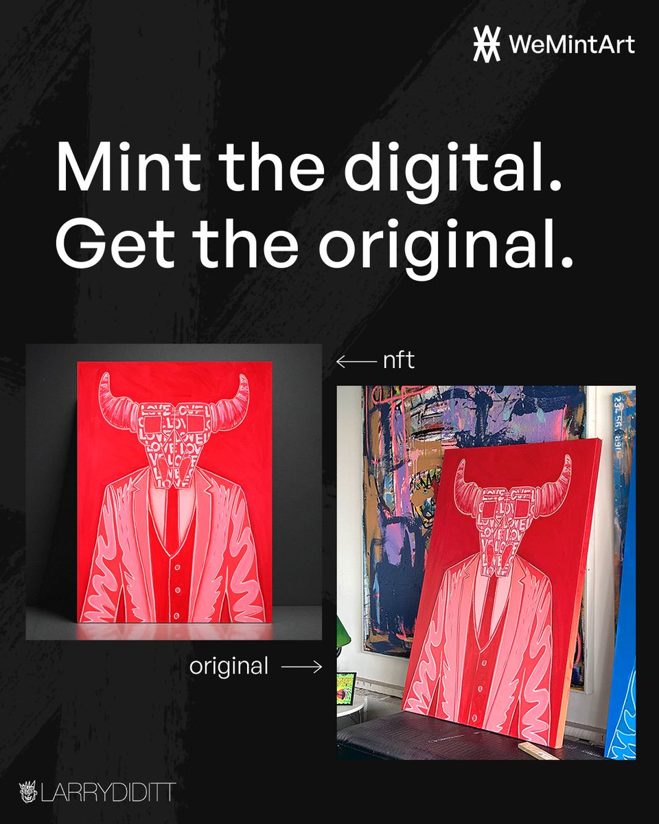 🖼️ Mint the digital, get the original! 🚀 Purchase through our platform and, at your leisure, claim the matching original or printed artwork. Start your collection with us today! 🌟
