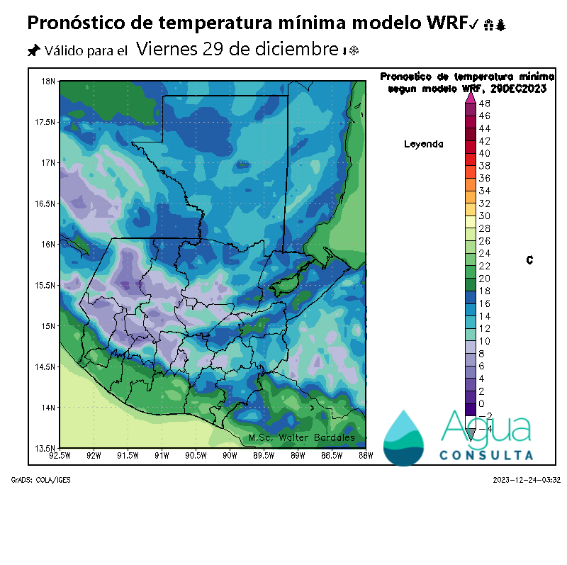 AlertaGt502's tweet photo. @CRN_Noticias @viniciogutierr3 @RBCNoticiasGT @StarNewsNoti @mompirris27 3🇬🇹📝 el frente frío No. 19 y su masa de aire polar asociada tendrán interacción con una Vaguada y la corriente en chorro subtropical y divergencia en altura, todo el fin de año generando TEMPERATURAS MUY FRÍAS Y VIENTO NORTE FUERTE
#ClimaGt #TraficoGt #FrenteFrío19 #FF19 https://t.co/VTiRIkywb6