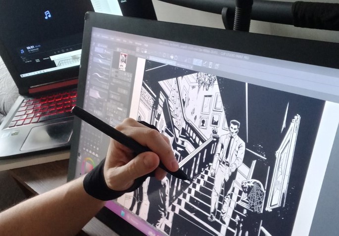 Making Comics... (secret project)