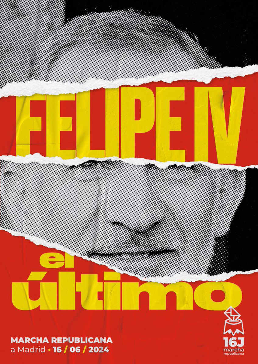 El rey #FelipeVIElÚltimo habla hoy, nosotras y nosotros hablaremos el 16 de junio en Madrid. 
Vente a la Marcha Republicana el 16J