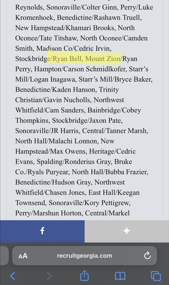 Ryan Bell (@ryanbell_17) on Twitter photo Despite only playing 4 games I’m honored to have made the All-State (honorable mention) List💪💪 <a href="/RecruitGeorgia/">Recruit Georgia</a> <a href="/CoachBinyard/">Coach Binyard</a> <a href="/CoachDiantePeek/">Diante peek</a> Despite only playing 4 games I’m honored to have made the All-State (honorable mention) List💪💪 <a href="/RecruitGeorgia/">Recruit Georgia</a> <a href="/CoachBinyard/">Coach Binyard</a> <a href="/CoachDiantePeek/">Diante peek</a>