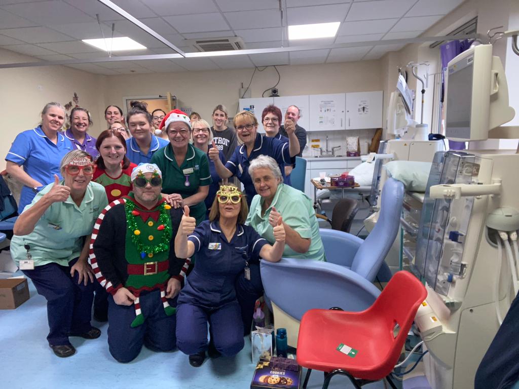 Merry Christmas ⛄🎄🎁 Everyone lots of love Renal Home Therapy #homedialysis #renal #proudtobeapartofthisteam