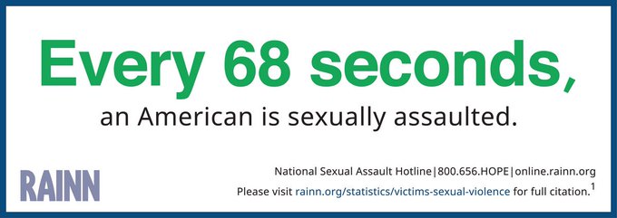 On average, there are 463,634 victims (age 12 Or older) of rape and sexual assault each year in the United<a href="/tag/hilarious"class="tags"><span>#hilarious</span></a>