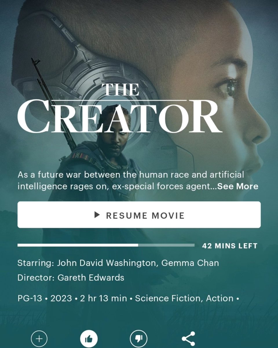 LiveWithHype's tweet photo. New movie on @hulu with @meekmill "TheCreator" is a must watch 📺 • #ai #NewAsia #NewWorld #artificialintelligence #Rap #Movie #Imbd #Cinema #Tmz #HipHopDx #WorldStar #ThatsHipHop #Actor #livewithhype #DreamChasers 
#MaybachMusic #Share #Support #JK https://t.co/BqrQ3DqITi
