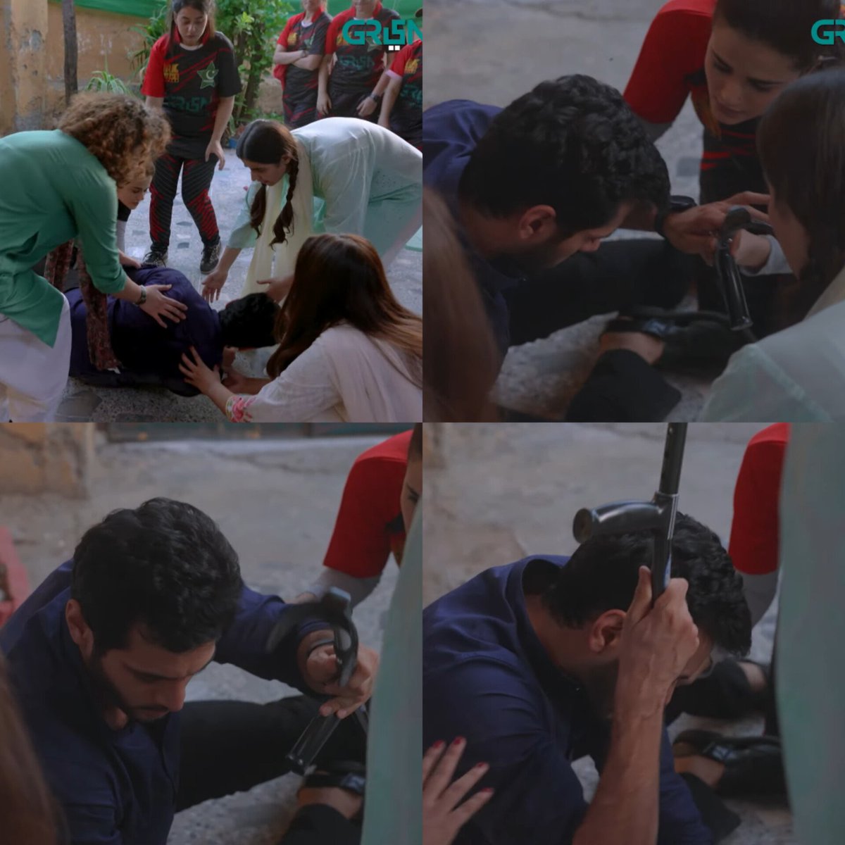 Wahaj performed handicap acting brilliantly. One can see Junaid trying hard to get up, his helpless situation, trying to be self-dependent 😔🥺
#WahajAli #HareemFarooq #22Qadam