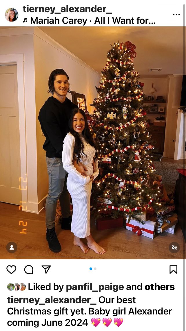 DavidAlex72's tweet image. Oh man have we got some Christmas news!  
Our son Kyle and his wife Tierney have announced their baby girl is coming in June!  
#TearsofJoy