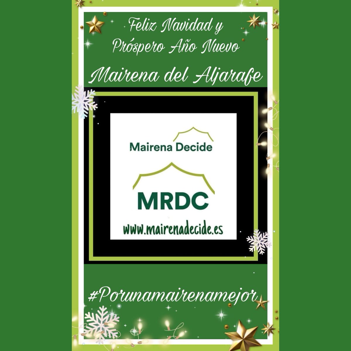 MairenaDecide's tweet photo. ¡Feliz Navidad! @MairenaDecide #porunamairenadelaljarafemejor https://t.co/7qt2bI6EtU
