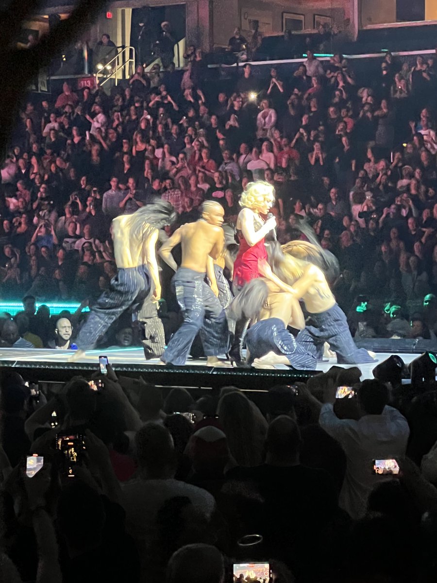FSPCIntellect's tweet photo. @Madonna was fabulous with Bob The Drag Queen! It was such a wonderful concert!  She's so inspiring!  #MadonnaCelebrationTour https://t.co/tqJOV7nwT1