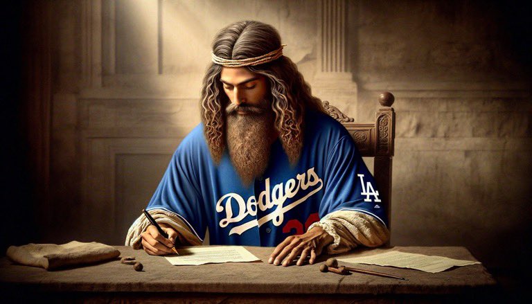 BREAKING: Dodgers sign Jesus Christ on this Christmas Eve. The deal is expected to be incentive heavy as the Dodgers view this as an insurance policy if a miracle is needed to win the World Series barring any injuries to Ohtani or Yamamoto. They are all in.