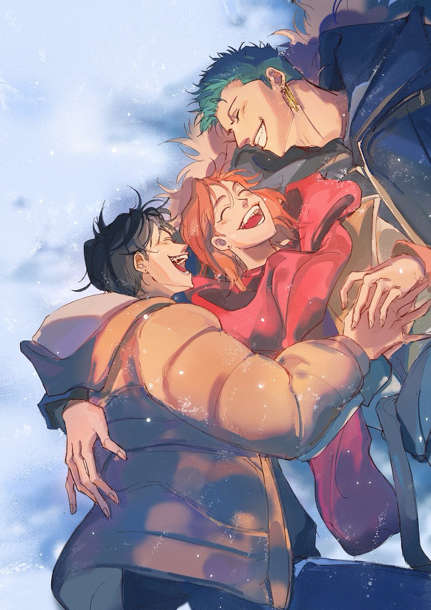 staying warm in winter
#onepiece