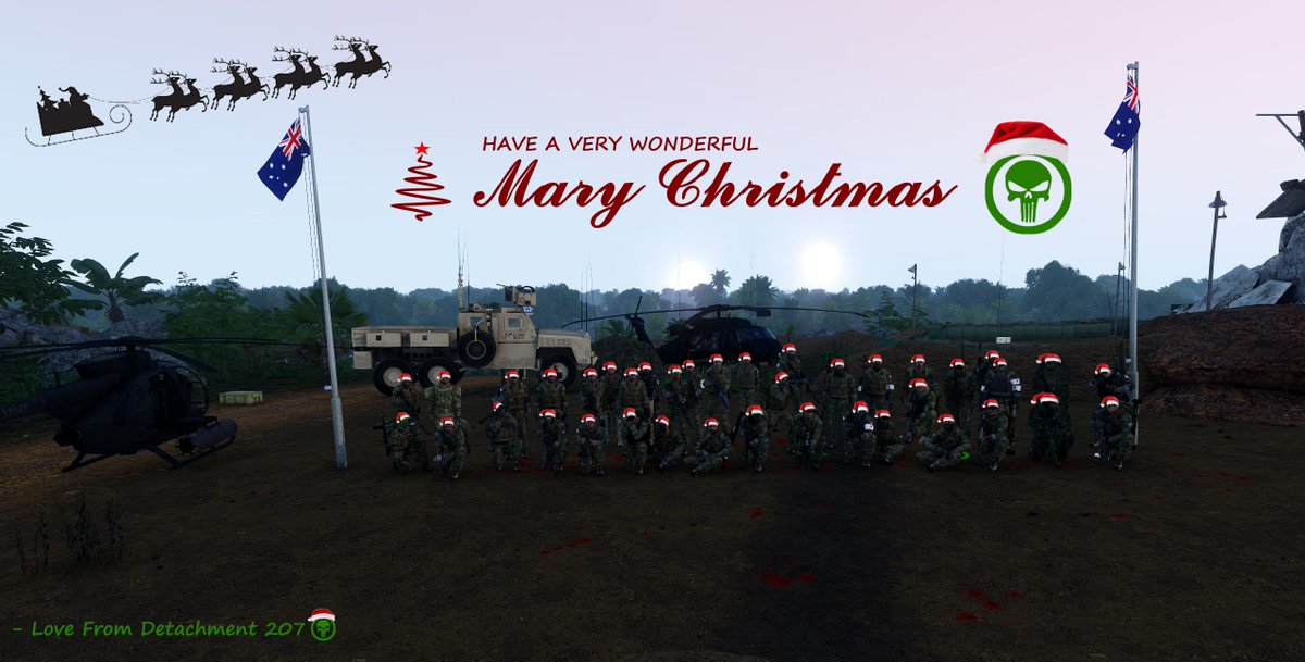 Hope All Is Well, Have a Marry Christmas. - Detachment 207 #marrychristmas #milsim #Detach207 #Arma