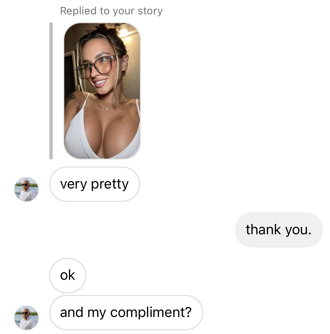 He can’t be serious 😭