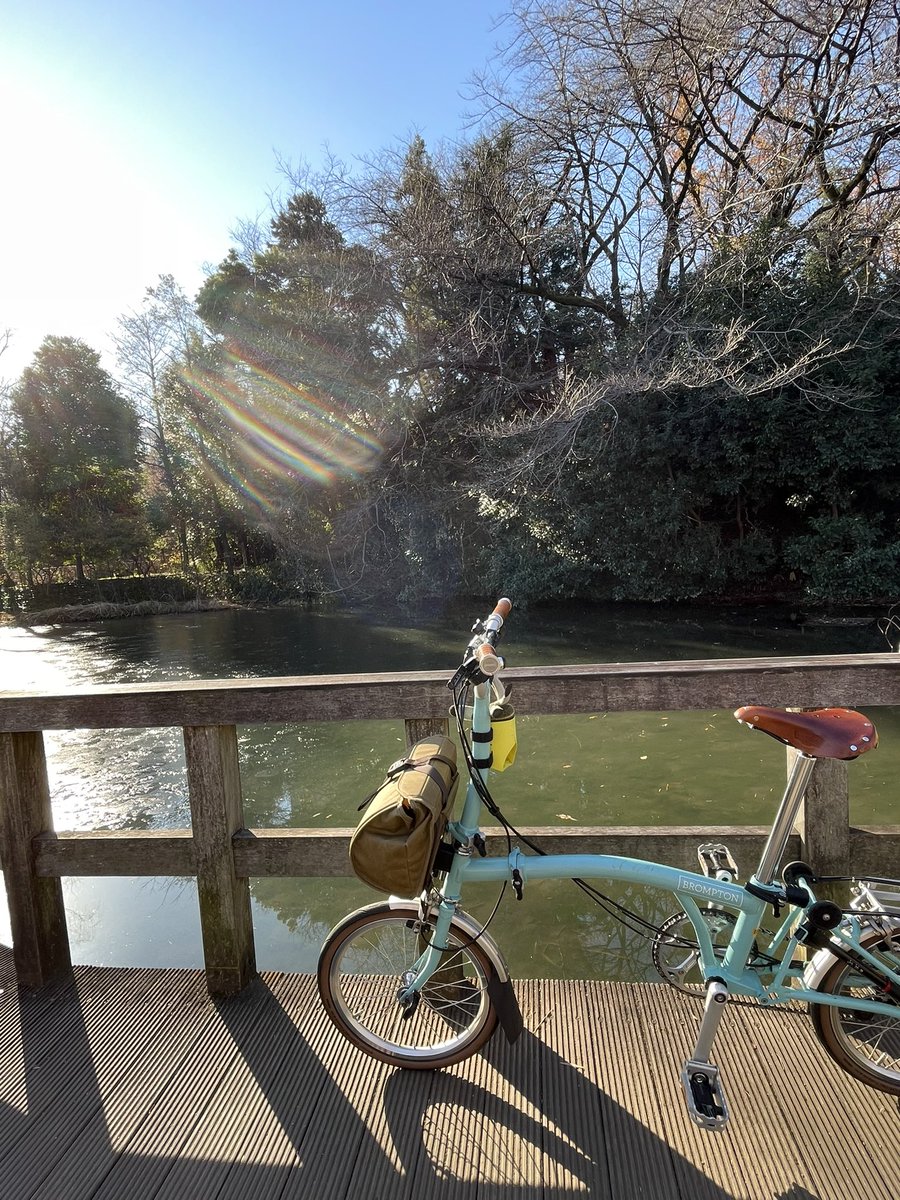 mocabicyclelife's tweet photo. おはようございます。今朝はカワセミを見る事が出来ました！写真でしか見た事なかったので感激です😆　今日はいいことありそう✨　BROMPTONとカワセミを一緒に撮ったけど小さ過ぎてわからない…
皆さまも今日も良い一日をお過ごしください！スタッフRin https://t.co/8PLprlHasV