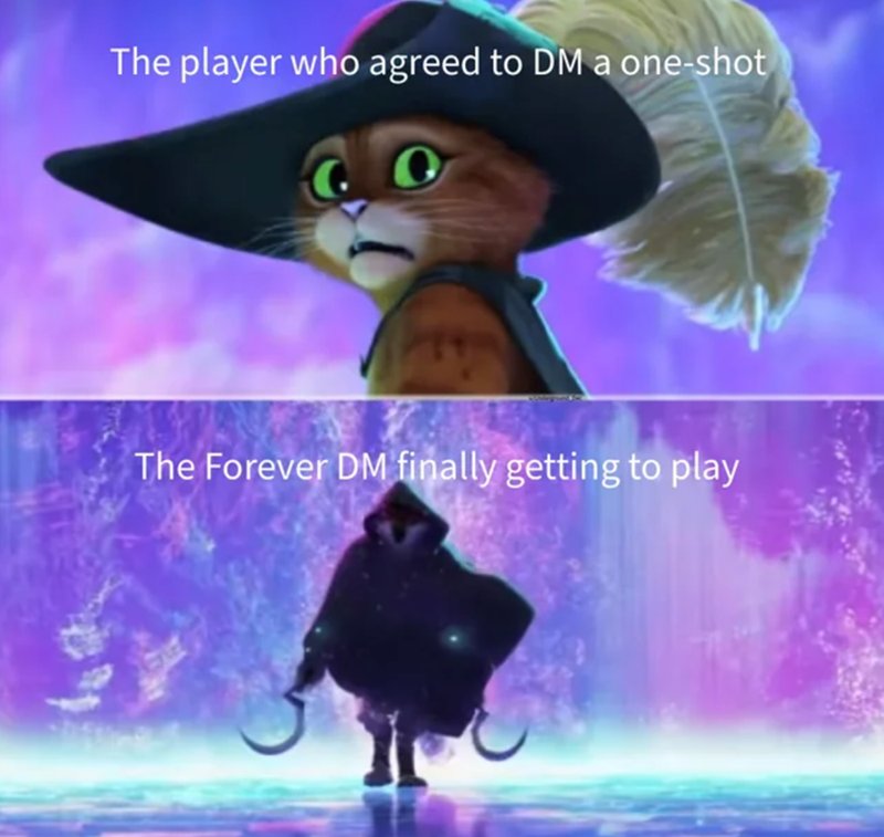 Give your forever DMs the gift of a one-shots this year!

#dnd #ttrpg