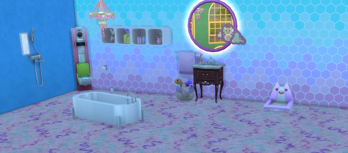 VyolettePlumbob's tweet photo. It's on the #Sims4 gallery now as Gabby's Dollhouse! https://t.co/Hrsf4V7V8D