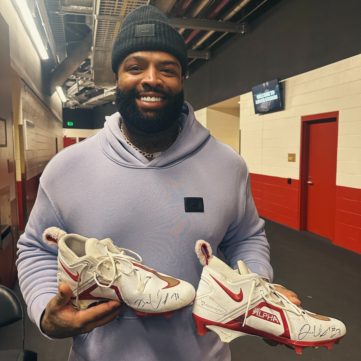 San Francisco 49ers (@49ers) on Twitter photo RT for a chance to win a pair of signed <a href="/TrentW71/">Trent Williams</a> cleats! #ProBowlVote
No purchase necessary. Official rules: 49rs.co/3RSEUEP RT for a chance to win a pair of signed <a href="/TrentW71/">Trent Williams</a> cleats! #ProBowlVote
No purchase necessary. Official rules: 49rs.co/3RSEUEP