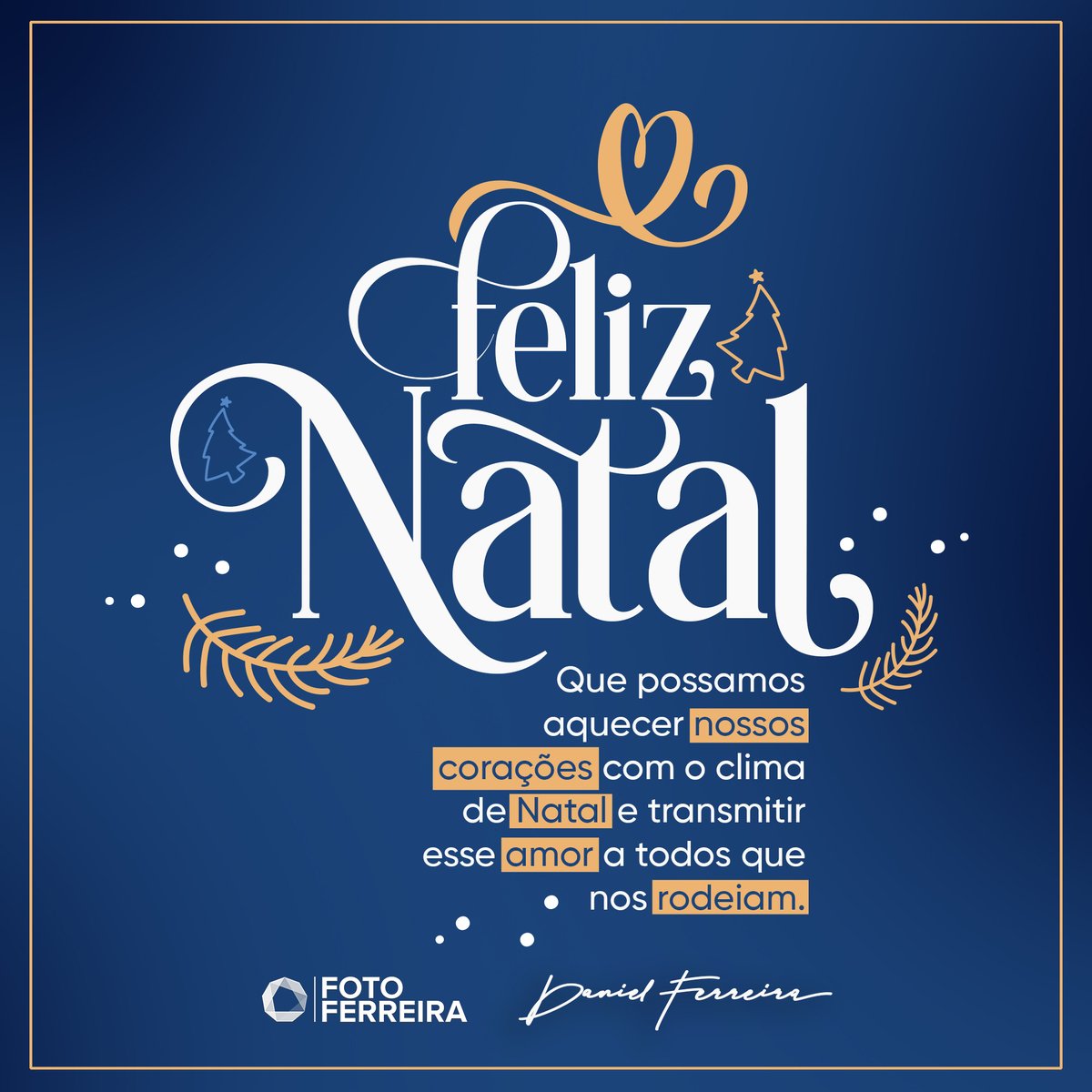Danielferr130's tweet photo. "Que possamos aquecer nossos corações com o clima de natal e transmitir esse amor com todos que nos rodeiam."

Votos de um Santo e Feliz Natal

Cumprimentos
Daniel Ferreira | Foto Ferreira https://t.co/E4NA6JTjUV