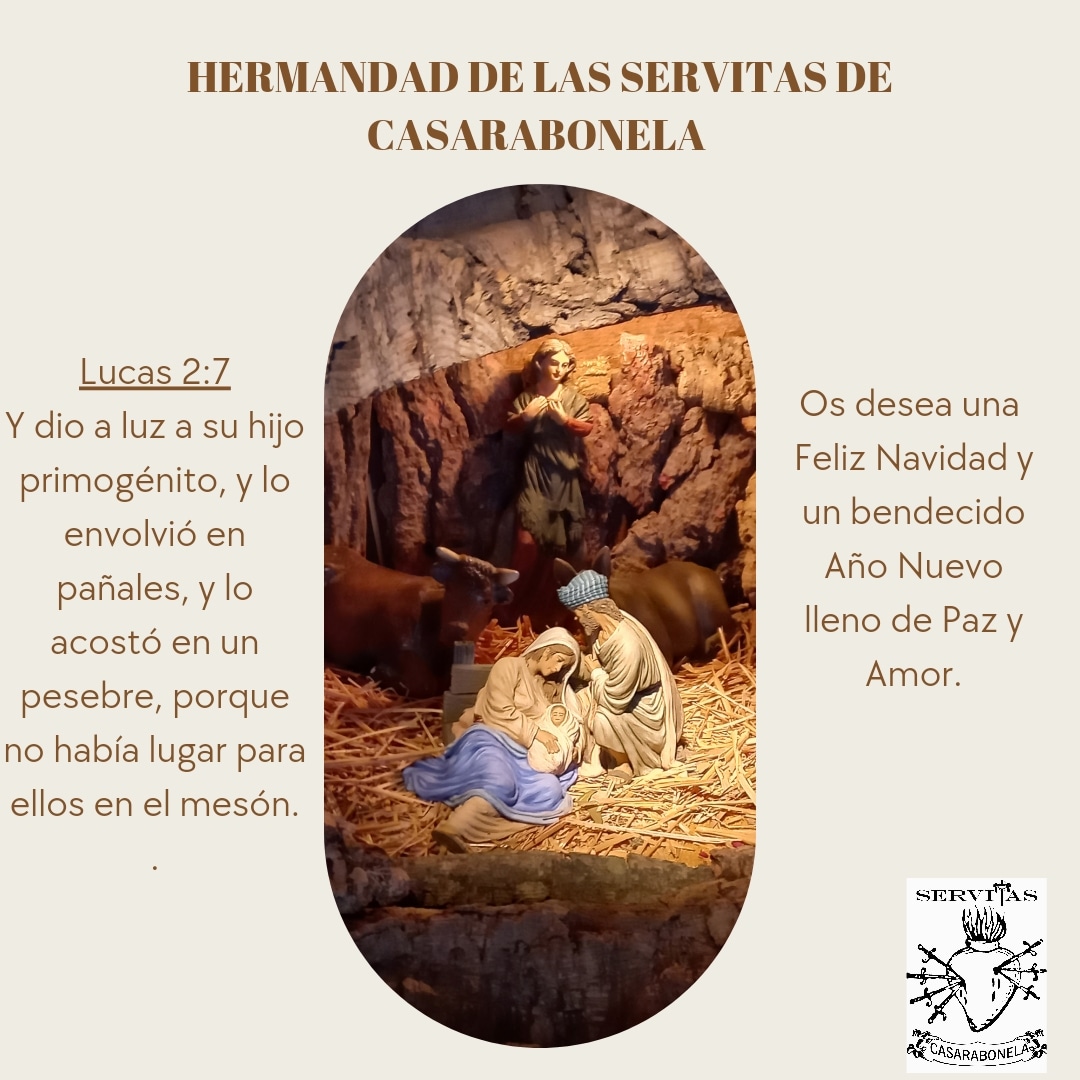 Feliz Navidad y bendecido Año Nuevo.