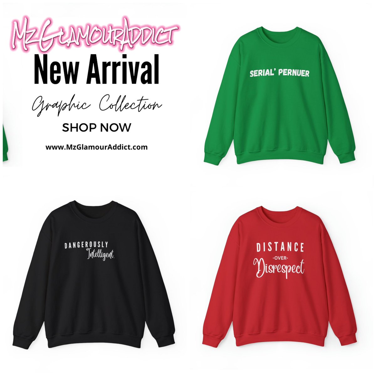 mgacosmetics's tweet photo. Shop MzGlamourAddict Graphic Collection for Yourself or Others This Holiday Season!!

Sizes up to 5X Available!

#StreetStyle
#GraphicFashion
#fashionstyle https://t.co/Defooju1zP