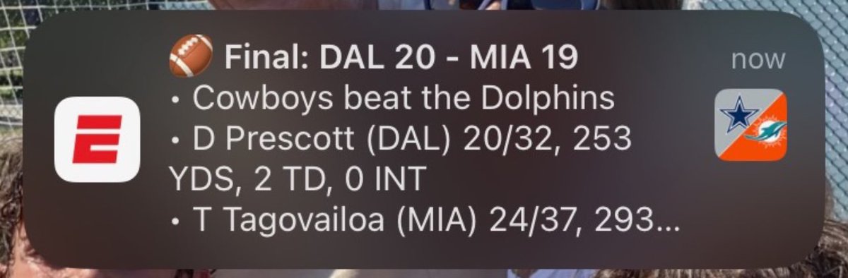 LadyDai's tweet photo. Great job ESPN. Don’t rush to post the final score before the game is even over. #Dolphins #espn https://t.co/9VZuxjaCW9