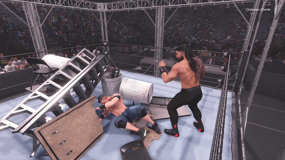ChainsawGnarly's tweet photo. I better see some sick spots! 💀📹👀 #2K23 #WWE2K #Meta2 https://t.co/djENUFWXlj