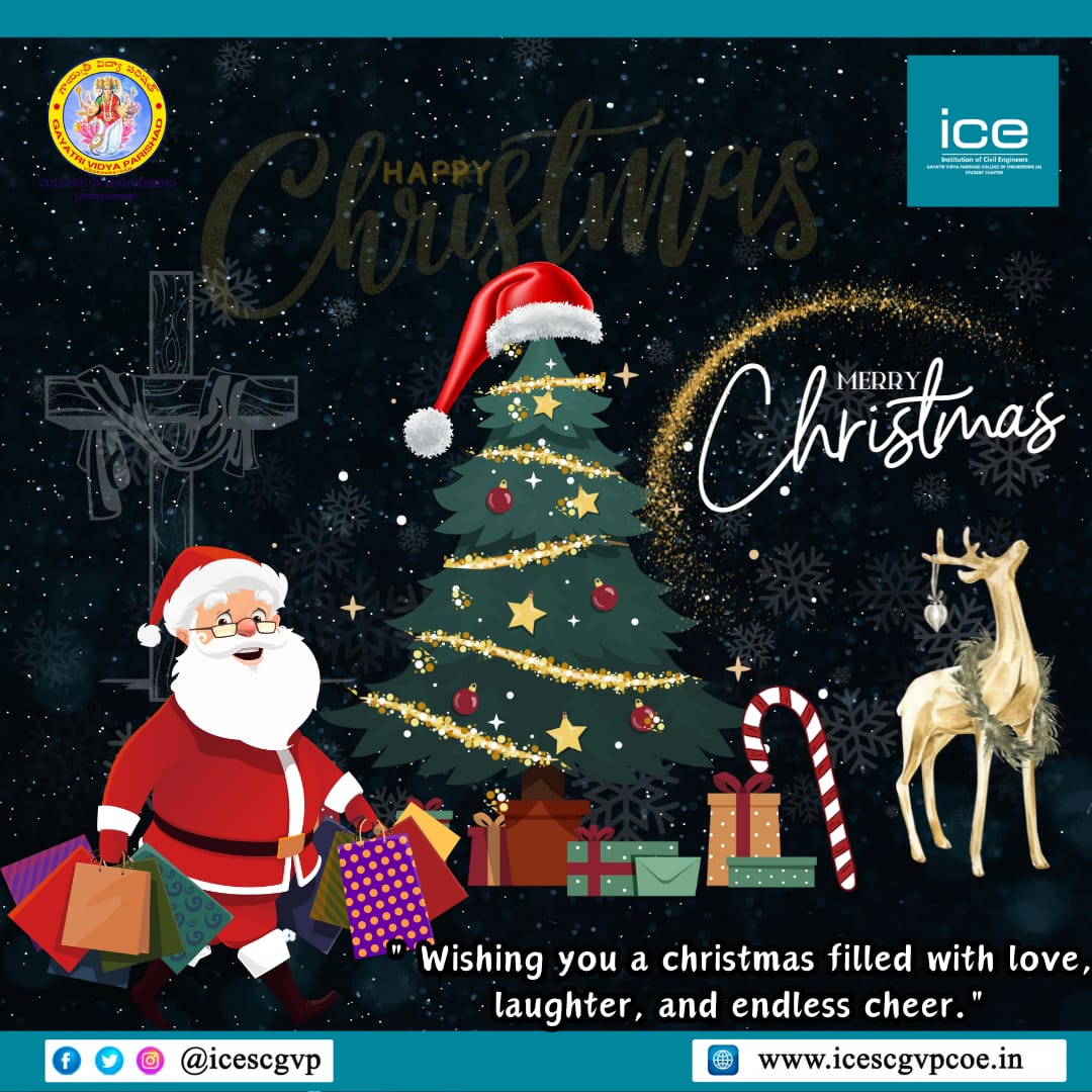 Icescgvp's tweet photo. Team ICE(UK),SC wishing you "Merry Christmas🎄" May the spirit of Christmas bring you endless happiness✨

Regards
ICE(UK)
GVPCOE https://t.co/tN6usX67bv