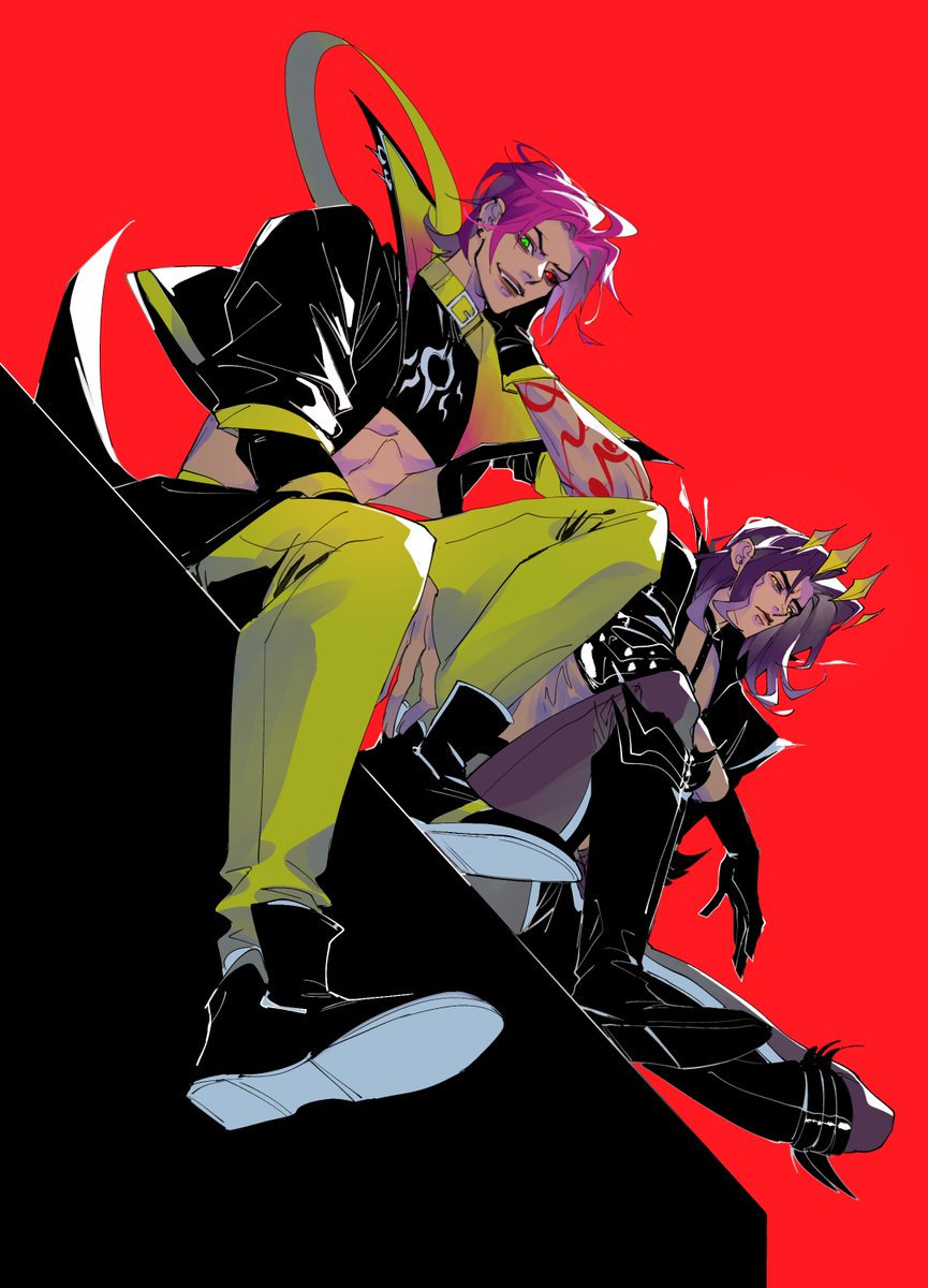 sorrowtalks's tweet photo. heartsteel kayn &amp; pentakill viego for @CyrilHeigaari !

#leagueofsecretsanta https://t.co/y3FeFlMKNv