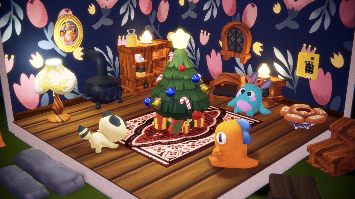 Wagyu, Mochi and Gyoza finally got together to wrap up the year. 

Merry Christmas! 🎄🎉🎅🏻🎁

#christmas #indiegame #Indiedev #wholesomegame