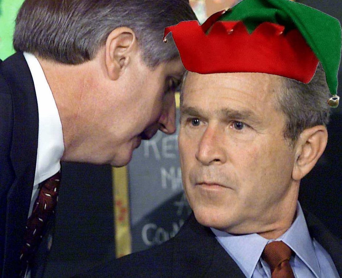 mr. president, santa’s sleigh has hit the south tower