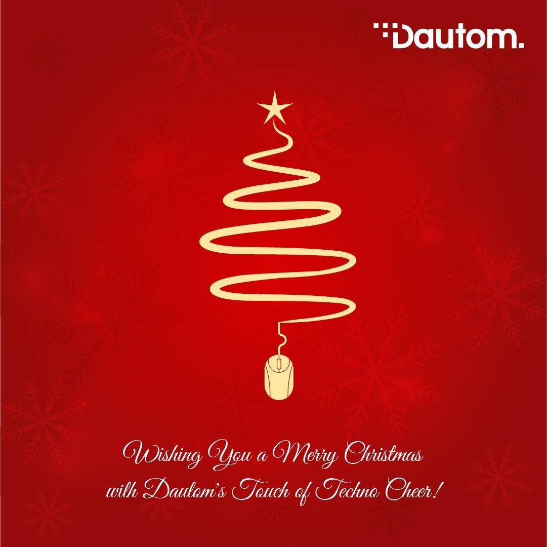 DautomTech's tweet image. Merry Christmas from the Dautom family to yours! Wishing you a day filled with love, laughter, and the magic of the season. 🌟🎁 

#Dautom #MerryChristmas #ChristmasJoy