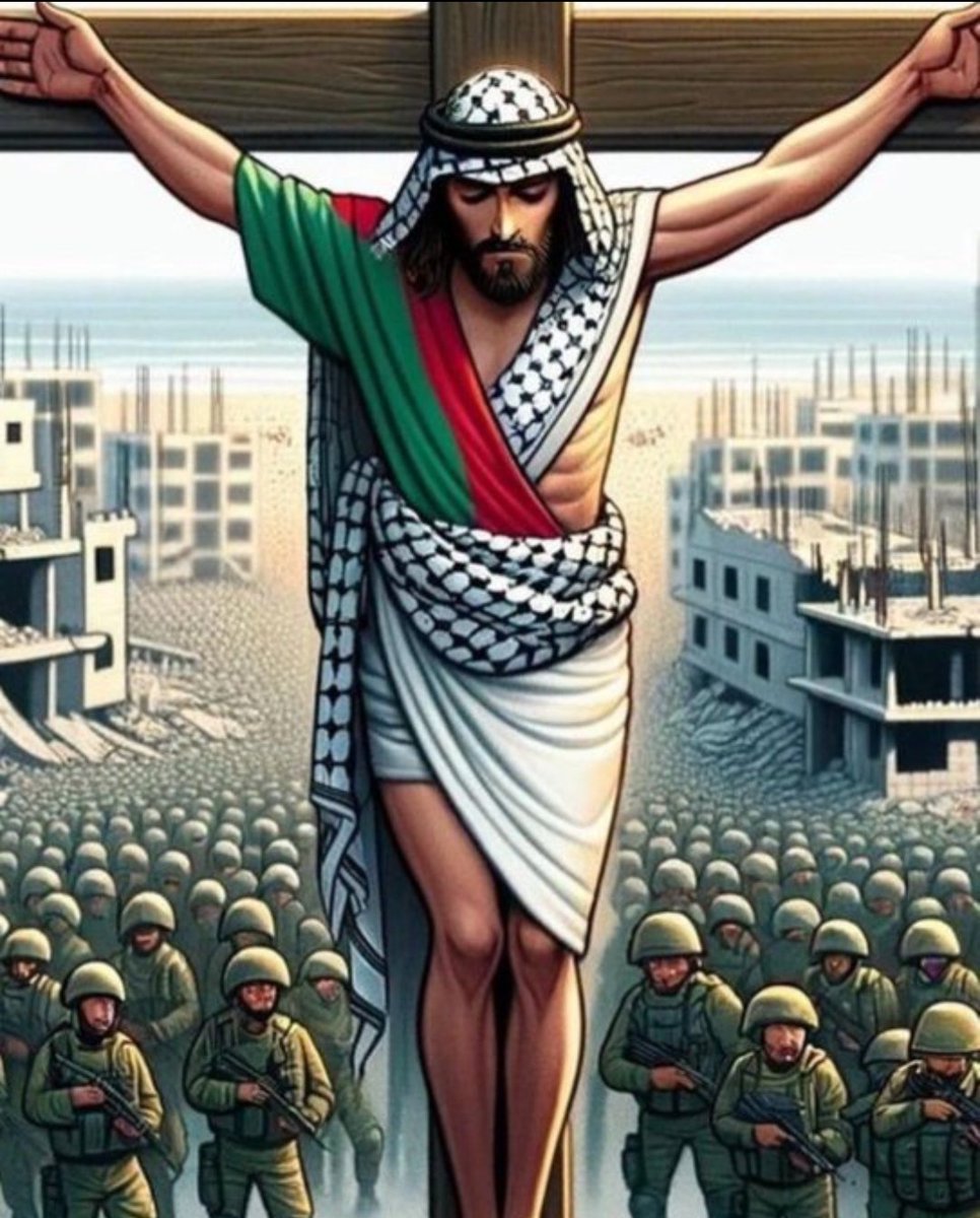 Jesus and most prophets' genes are related to Palestinians; their actual offspring on this earth, not the European colonial zionists 👇

And guess what, they crucified him again in front of all eyes