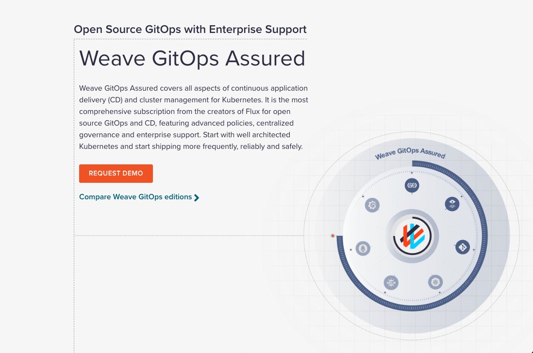 Using #opensource software in your enterprise production environment? Weave GitOps Assured gives you the best of both worlds - flexibility + innovation of OSS, with comprehensive support, bug fixes & hotfixes for peace of mind 👀 bit.ly/3XJfz1I #GitOps #Kubernetes #OSS