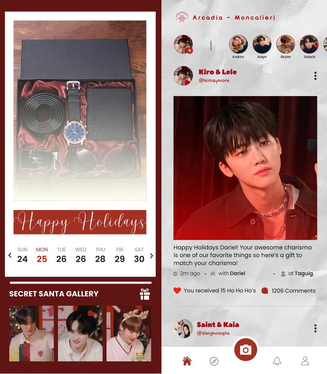 kirosyncore's tweet image. ㅤ
    
          ☃･:* 𝐒𝐩𝐞𝐜𝐢𝐚𝐥 𝐃𝐞𝐥𝐢𝐯𝐞𝐫𝐲  .ᐟ    
           𝓢anta 𝓚iro and 𝓢anta 𝓛ele
           ••• has  a  gift  just  for   you,

           ⸜(｡˃ ᵕ ˂ )⸝ our dear ❝ boss dariel ❞ ೀ
           ⤷ @eonianfalls 

ㅤ