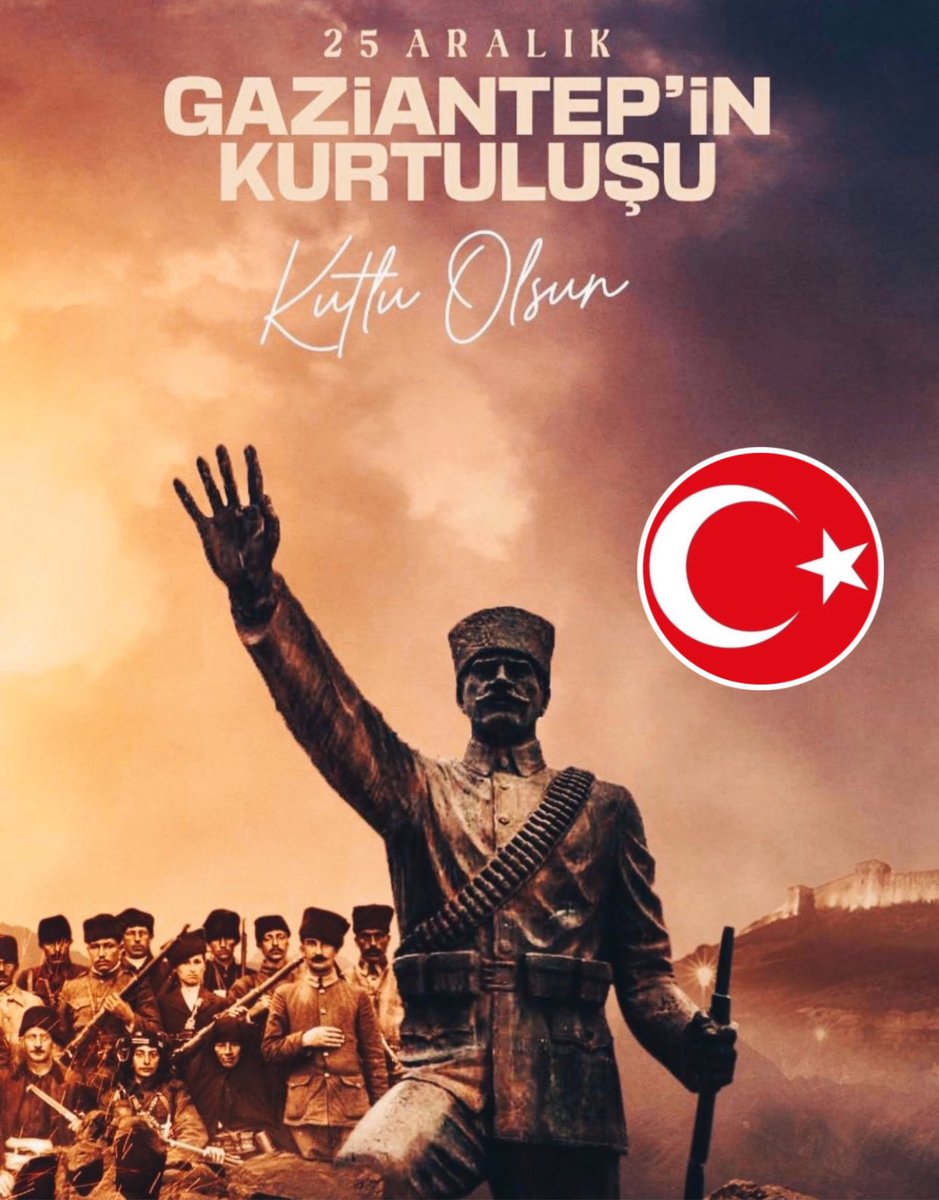 Bir Şehrin, Bir Ülkeyi Yendiği Yerdir 
Gaziantep🇹🇷
#GaziantepinKurtuluşu