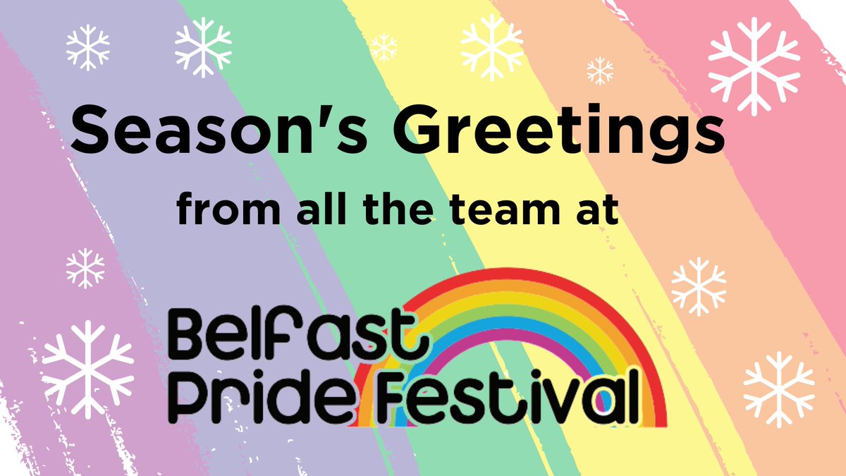 ✨May your festive season be merry & bright from everyone at Team Belfast Pride!✨ 🏳️‍🌈🏳️‍⚧️