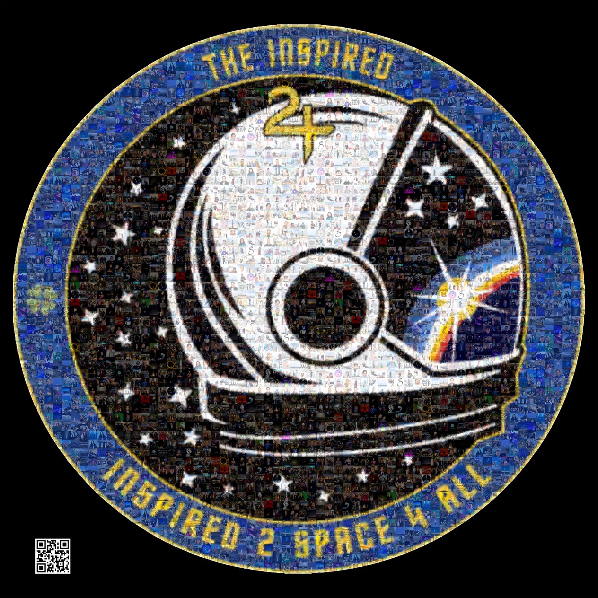 We are excited to display the new I24 Team Mosaic. It shows our team members within our single logo. We are thrilled to announce that this image will fly to the Moon aboard Fire Fly’s lunar lander, Blue Ghost, late in 2024. This is due to the generosity of @CopernicSpace 🚀🌏🌎🌍